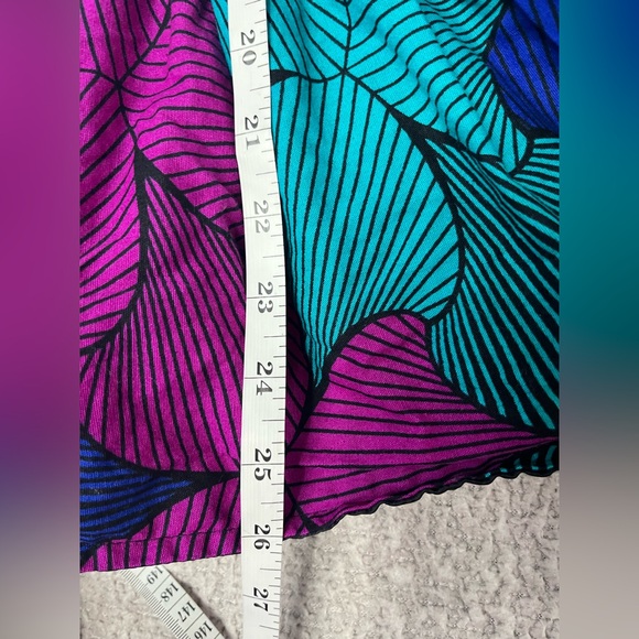 Mae Oti African Ankara Wax Print Peplum Top Full Zip Blouse Size S - Picture 15 of 17